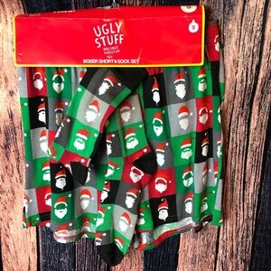 UGLY STUFF HOLIDAY SUPPLY CO. Boxer Short  Sock